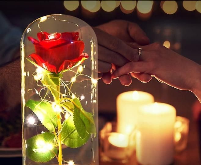D�cor De Chambre, Veilleuse Rose - 3