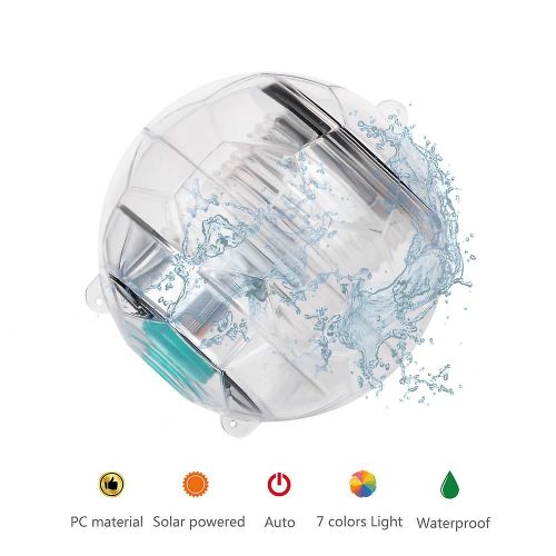 Lampe Piscine Lumière Énergie Solaire Flottant Lampe D'étang Avec Changement De Couleur