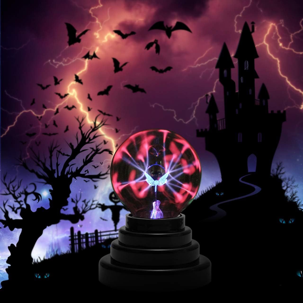 Papillon Plasma Ball Light, Magic Thunder Lightning Plug-In ... - 2