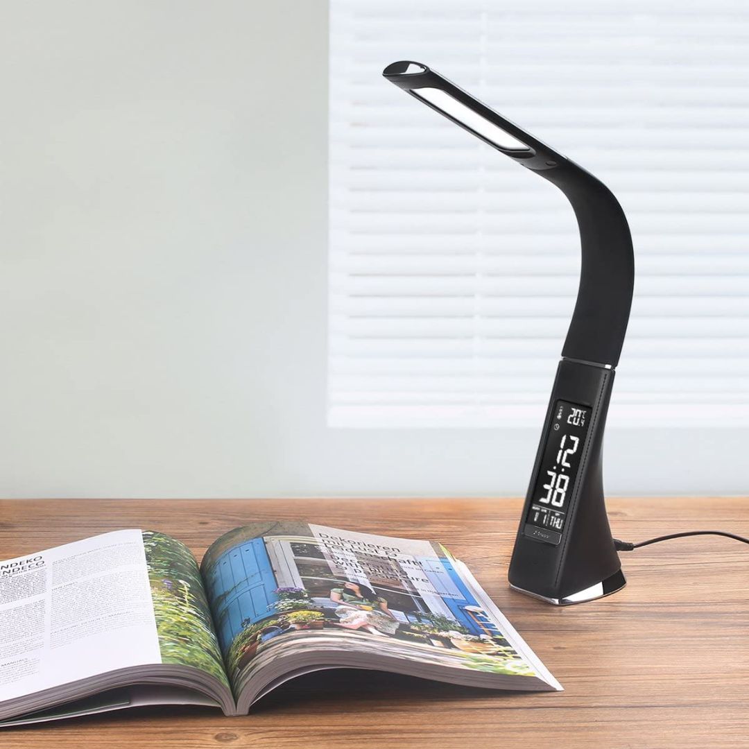 Lampe De Table Led U2 5w, Lampe De Bureau Avec Affichage Dim... - 5
