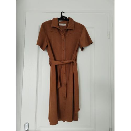 Robe Marron 14 Ans Xs Zara