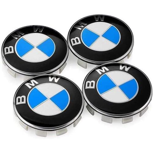 4 Pièces 68mm Auto Cache Moyeux Pour Bmw Cache Moyeux Centre De Jante Capuchons Centre Roue Badge Accessoires De Décoration De Forme