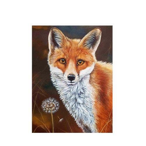 5d Renard Diamant Peinture 30x40cmperceuse Complète Renard Diy Diamant Peinture Selon Boîte À Outils Numérique Eau Diamant Cristal Peinture Adulte Enfants Cadeau Mosaïque Faire Art Peinture Puzzle Déc