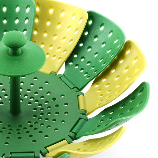 Panier Vapeur Pliable - Vert - 2