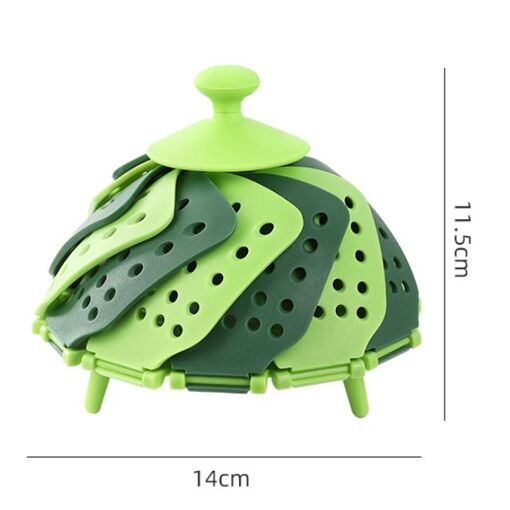 Panier Vapeur Pliable - Vert - 5