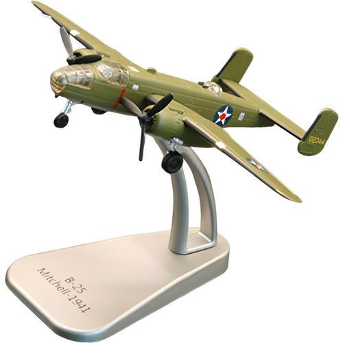 Modèle d'avion d'avion, Jouet de modèle d'avion de Chasse B-25 à l'échelle  1: 144, pour Les Cadeaux de Vacances Décoration d'intérieur Cadeaux de