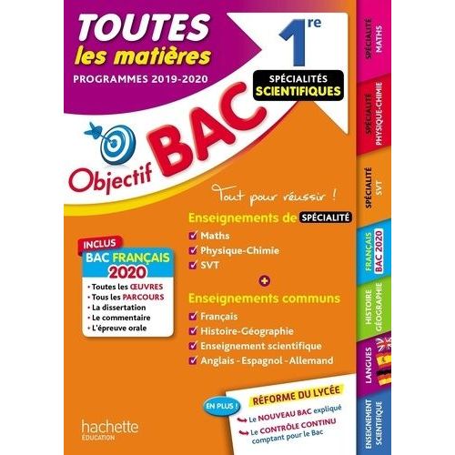 Toutes Les Matières Spécialités Scientifiques 1re