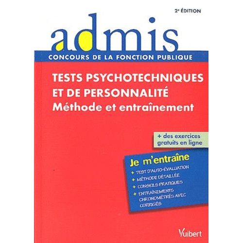 Tests Psychotechniques Et De Personnalité - Méthode Et Entraînement
