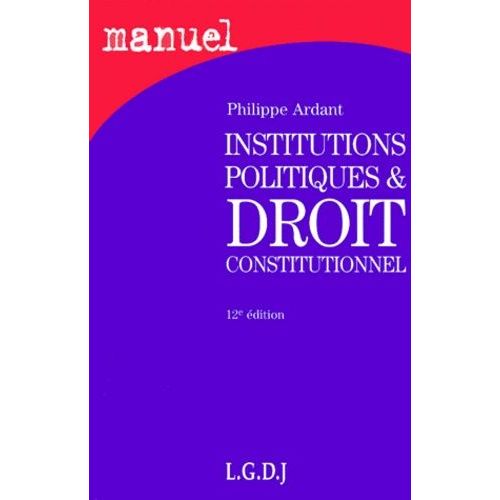 Institutions Politiques & Droit Constitutionnel