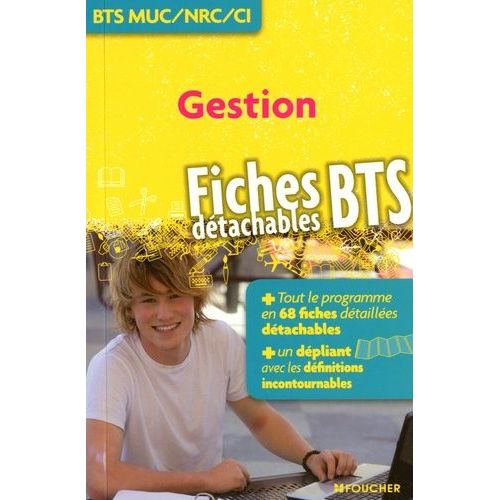 Gestion Bts Muc/Nrc/Ci - Fiches Détachables