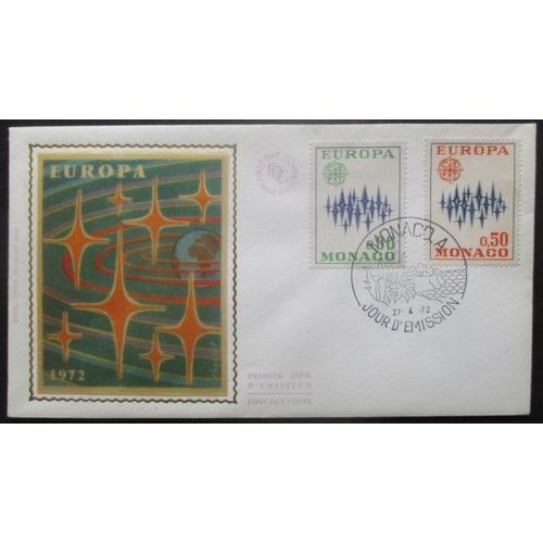 Monaco Fdc Europa 27-04-1972