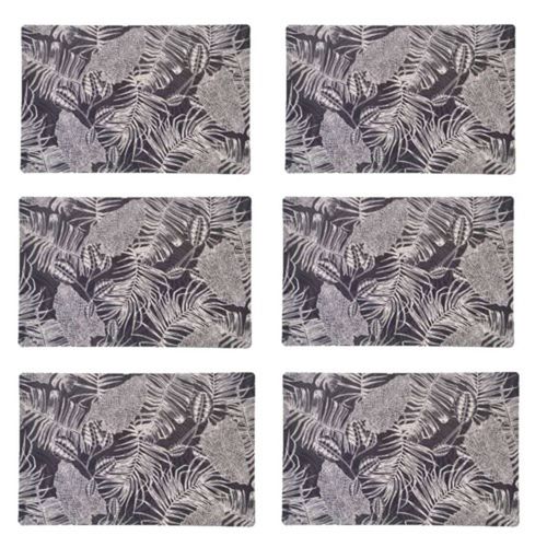 Lot De 6 Sets De Table Vitali - 28 X 43 Cm - Argent