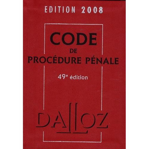 Code De Procédure Pénale