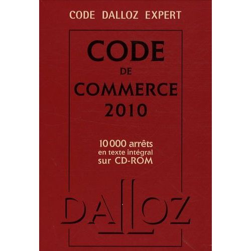 Code De Commerce 2010 - (1 Cd-Rom)