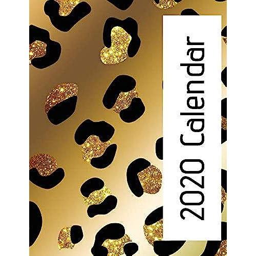 2020 Calendar: Monthly Wall Calendar. Beautiful Bright Animal Print Designs Each Month. Twelve Months With Space To Write In Each Day