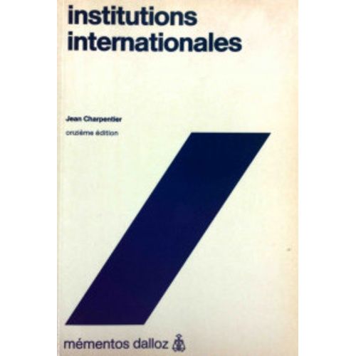 Institutions Internationales