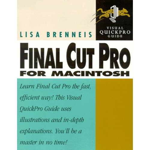 Final Cut Pro - For Macintosh