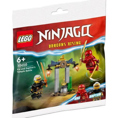 Lego Ninjago - Kai Et Rapton : La Bataille Du Temple (Polybag) - 30650