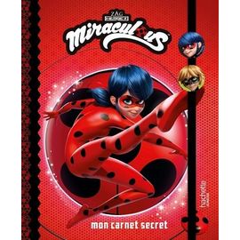 Mon Carnet Secret Miraculous - Avec 2 Badges