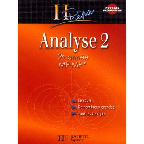 Analyse 2 - 2e Année Mp-Mp*