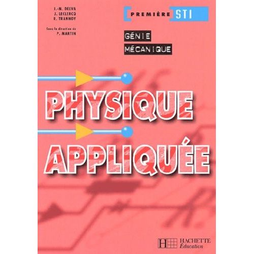 Physique Appliquee 1ere Sti Genie Mecanique