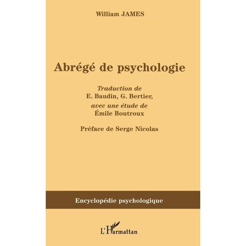 Abrégé De Psychologie