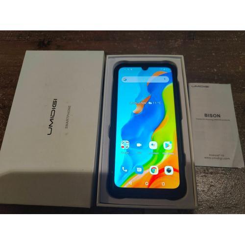 UMIDIGI BISON 6/128 Go 48 mpx Sony Caméra - NFC Dual SIM Anti-chocs - Noir