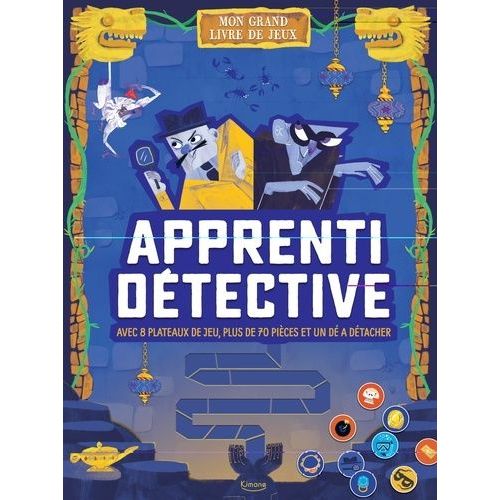 Apprenti Détective - Avec 8 Plateaux De Jeu, Plus De 70 Pions Et Un Dé À Détacher