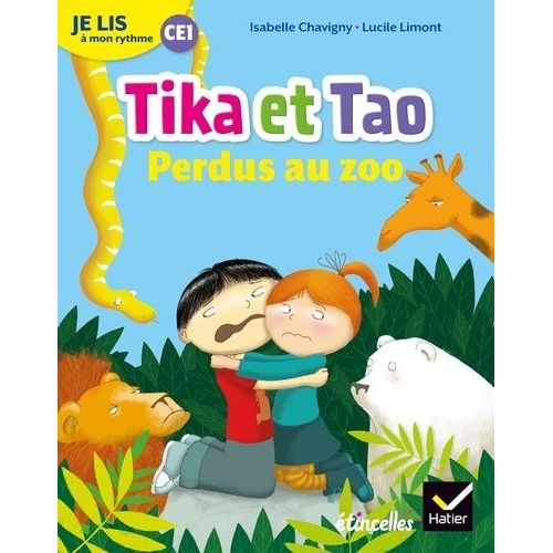 Français Ce1 Je Lis À Mon Rythme - Tika Et Tao, Perdus Au Zoo