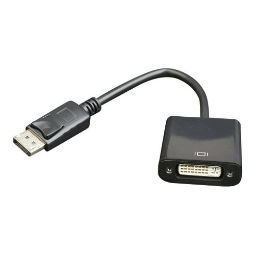 Cablexpert - Adaptateur vidéo - DisplayPort (M) pour DVI-I (F) - DisplayPort 1.0 - 10 cm - noir