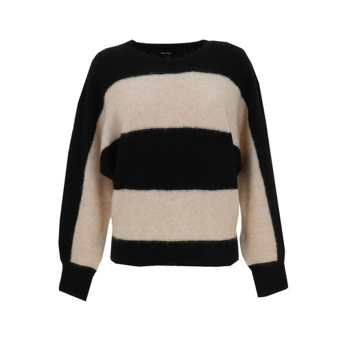 Pull Salsa Sweater With Contrasting Hem Beige
