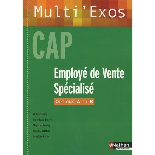 Employé De Vente Spécialisé Cap - Options A Et B