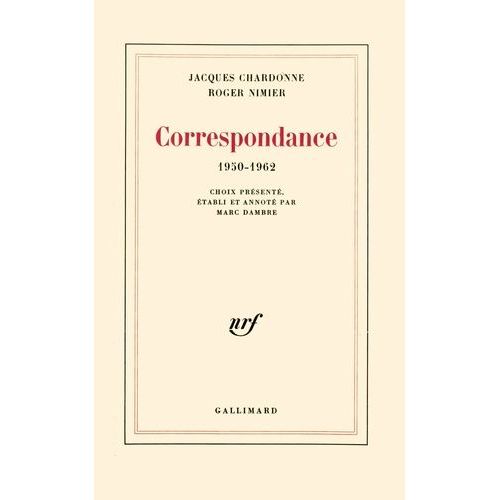 Correspondance 1950-1962