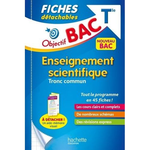 Enseignement Scientifique Tle - Tronc Commun