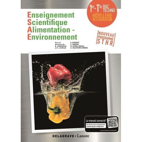 Enseignement Scientifique Alimentation-Environnement 1re Tle Sthr