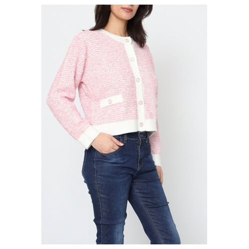 Gilet Cardigan Rose Femme