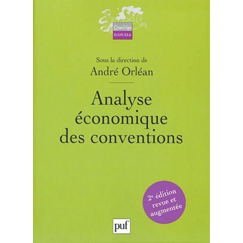 Analyse Économique Des Conventions