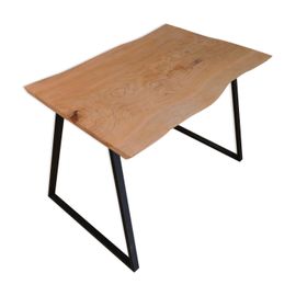 Table Design Industriel 4p Noir