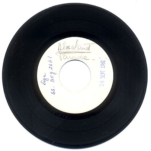 Dixieland Parade / Test Pressing Véga 4 Titres, 2 Faces, Daté 28 Septembre 1961.