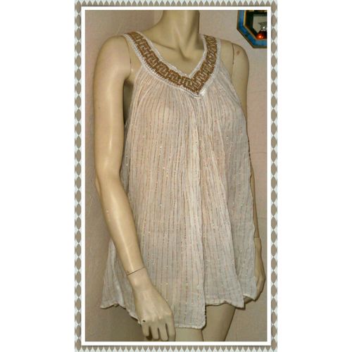 Tunique Débardeur Blanc - Taille S-M