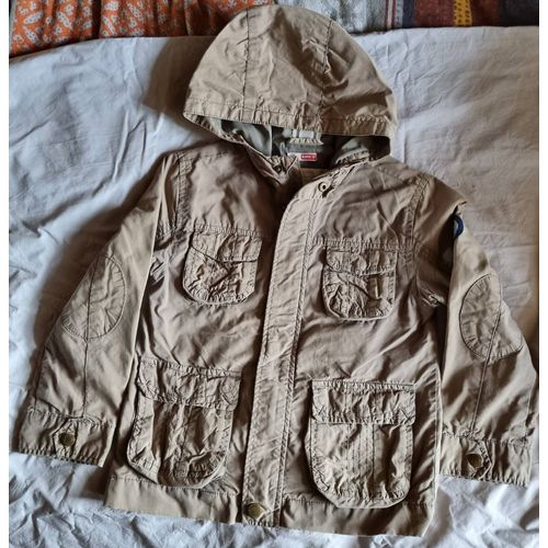 Blouson À Capuche Garçon 8 Ans. Marque Dpam. Couleur Kaki