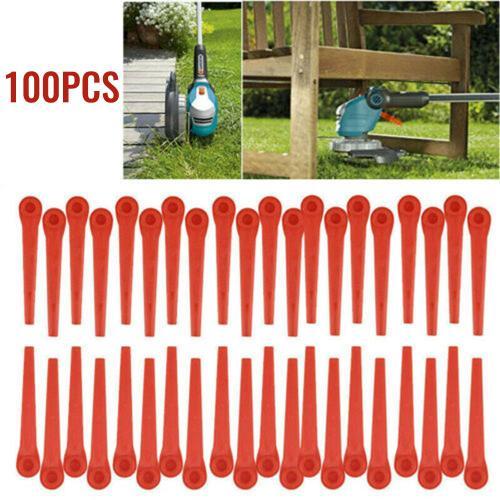 100 pièces Tondeuse Lames Accessoires Pour Batterie Tondeuse Pour Gardena Coupe Gazon