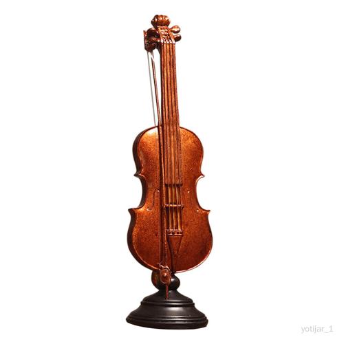 Figurine D'instrument De Musique Avec Ornements De Cabinet De Statue