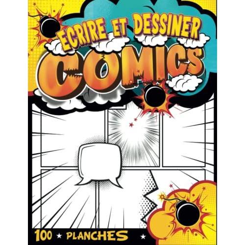 BD CRÉATION ENFANT 8 ANS FILLE: Activités Manuelles Comics Pour Un Enfant  Avec Des Bandes Vierges Créatives Pour Aider Les Enfants À Dessiner Des