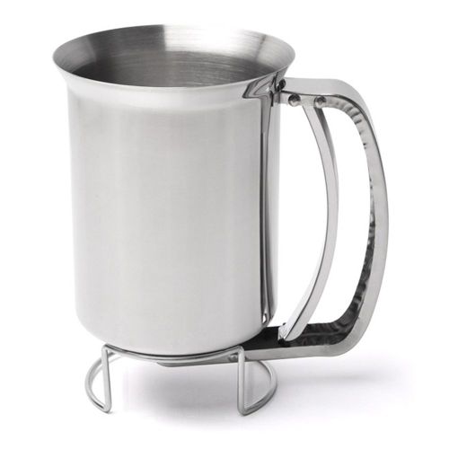 Distributeur de crêpes, en acier inoxydable, Donut, Cupcake, pâte à gaufres, entonnoir, fournitures de cuisine, outils à gâteaux, 105x162mm, vente de to