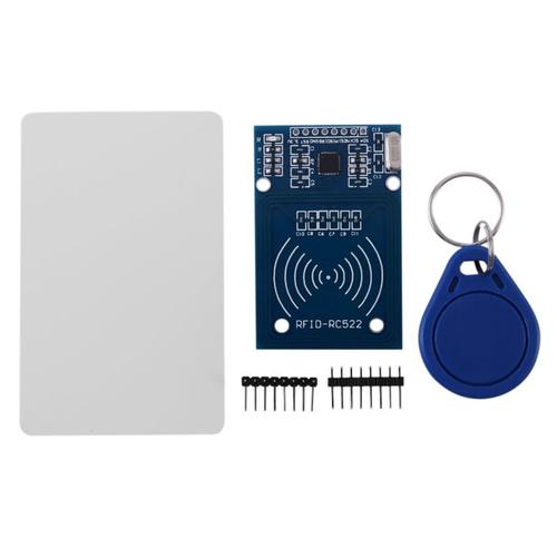 Module RFID RC522, capteur d'induction de carte IC avec porte-clés de carte S50 gratuit, MFRC-522