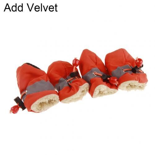 Chaussures Antidérapantes Et Imperméables Pour Animaux De Compagnie, Pour Chiens Et Chiots, Bottes, Chaussettes Chaudes, Couverture De Protection, Fournitures D'extérieur Pour Animaux De Compagnie