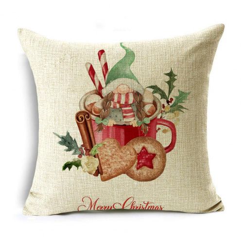 Housse De Coussin Pratique, Dortoir, Bureau, Thème De Noël, Fournitures De Vacances, Taie D'oreiller Respirante, Atmosphère Accrue
