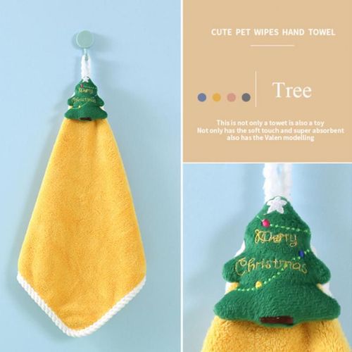 Serviette De Main En Tissu Pour Homme Et Femme, Mignon, Décor De Noël, Nouvel An, Rouge, Cadeau De Salle De Bain, Maison, 2022