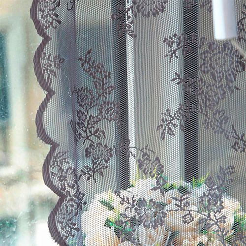 Rideau Transparent En Tulle À Fleurs, Décoration De La Maison, Traitement Des Fenêtres, Voile, Cantonnière, 1 Panneau, Tissu, Nécessités Quotidiennes